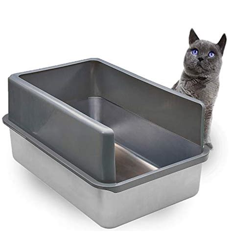 pros and cons of stainless steel litter box|stainless steel litter box temu.